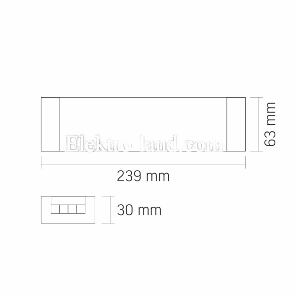 Блок питания для LED ленты VIDEX DC12V 33.3A 400W (VL-LST-P400-12V)