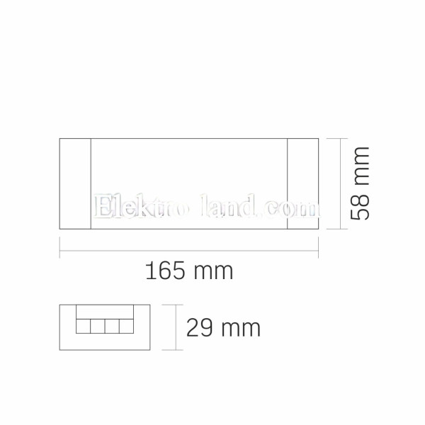 Блок питания для LED ленты VIDEX DC12V 8.25A 100W (VL-LST-P100-12V)