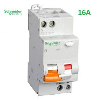 Дифференциальный автоматический выключатель АД63 Домовой 2П 16A 30МА Schneider Electric