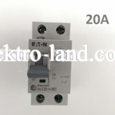 Дифференциальный автоматический выключатель (Дифавтомат) HNB-C20/1N/003  Eaton Moeller  2П 20A 30мА 