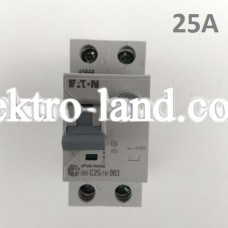 Дифференциальный автоматический выключатель (Дифавтомат) HNB-C25/1N/003  Eaton Moeller  2П 25A 30мА 