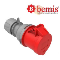 Розетка силовая переносная, разъем 380V 5х32A IP44 Bemis BC1-3505-2312