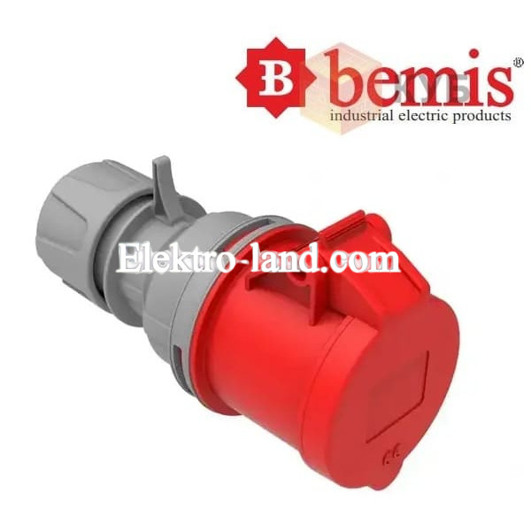 Розетка силовая переносная, разъем 380V 5х32A IP44 Bemis BC1-3505-2312