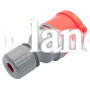 Разъем, розетка силовая переносная 380V 4х32A полиамид IP44 Bemis (BC1-3504-2312) 