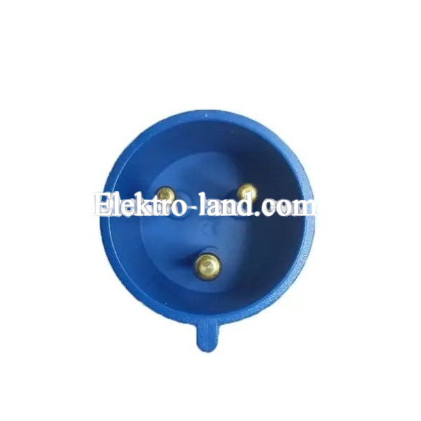 Вилка силовая 3х32A 220V IP44 Bemis BC1-3403-2011 (кабельная вилка для генераторов)