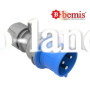 Вилка силовая 3х32A 220V IP44 Bemis BC1-3403-2011 (кабельная вилка для генераторов)