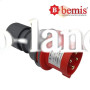 Вилка силовая переносная 380V 4х32A полиамид IP44, Bemis (BC1-3504-2011)