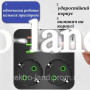 Тройник для розетки, разветвитель сетевой фильтр на 2 гнезда с USB и Type-C, тройник с тайпси, с led подсветкой и кнопкой, черный