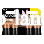 Батарейка DURASELL щелочная LR06 KPD 08х10 Optimum AA (пальчиковые) 8 шт.