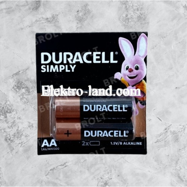 Батарейка Duracell LR6 AA палец 1.5V