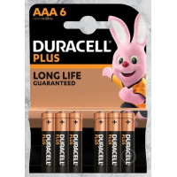 Батарейка Duracell AAA LR3 6 шт. в упаковке