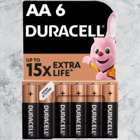 Батарейка Duracell AA 6 шт. в упаковке