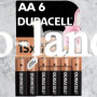 Батарейка Duracell AA 6 шт. в упаковке