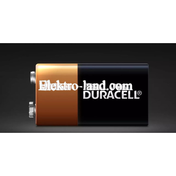 Батарейка DURACELL 6F22 (1640) 9V крона