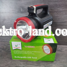 Аккумуляторный мощный фонарь Yajia YJ-2895 5W+20SMD, USB power bank 