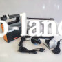Портативная солнечная станция YOBOLIFE 3601-LM-6V функция Power Bank, мощный фонарь, FM радио, MP3+2 лампочки