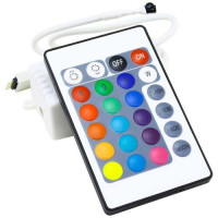 Контроллер RGB  инфракрасный 6A пульт 24 кнопки 