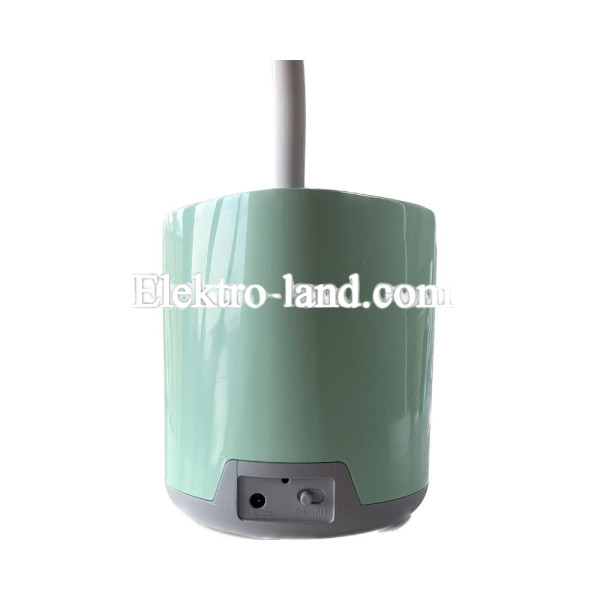 LED светильник настольный бирюзовый с подстаканником и аккумулятором EH-070CYN Electro House