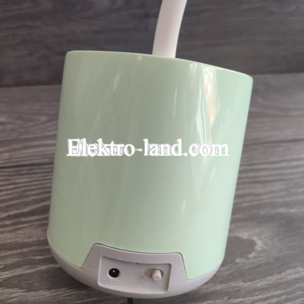LED светильник настольный бирюзовый с подстаканником и аккумулятором EH-070CYN Electro House