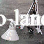 Настольная лампа  20w на струбцине Lemanso (белая)  