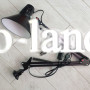 Настольная лампа  20w на струбцине Lemanso (черная)  