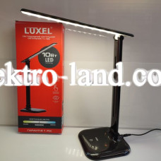 Светодиодный настольный светильник LUXEL 10W (черный)  (TL-12B)