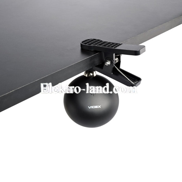 LED настольная лампа с аккумулятором VIDEX VLE-TF18B 3W 3000-5500K черная