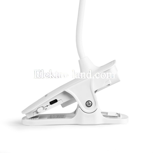 LED настольная лампа с аккумулятором TITANUM TLTF-013W 7W 3000-6000K на прищепке