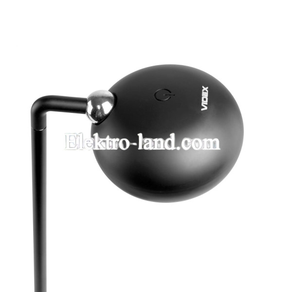 LED настольная лампа с аккумулятором VIDEX VLE-TF18B 3W 3000-5500K черная
