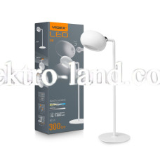 LED настольная лампа с аккумулятором VIDEX VLE-TF18W 3W 3000-5500K белая
