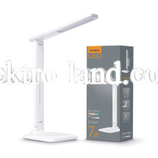 Настольная лампа VIDEX TF02W 7W 3000-5500K VL-TF02W белая
