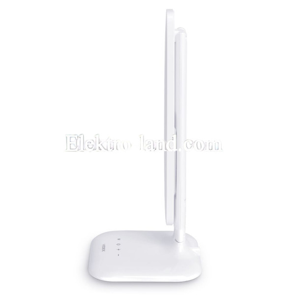 Настольная лампа VIDEX  7W 3000-5500K VL-TF05W с дисплеем белая