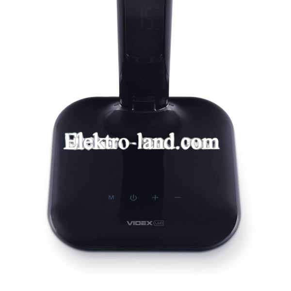 Настольный светильник VIDEX  7W 3000-5500K VL-TF05B с дисплеем черный