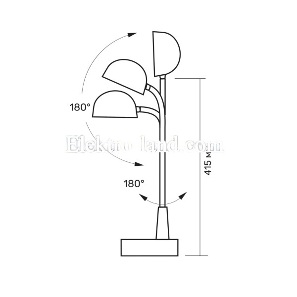 LED лампа настенная с аккумулятором TITANUM TLTF-012W 7W 3000-6000K
