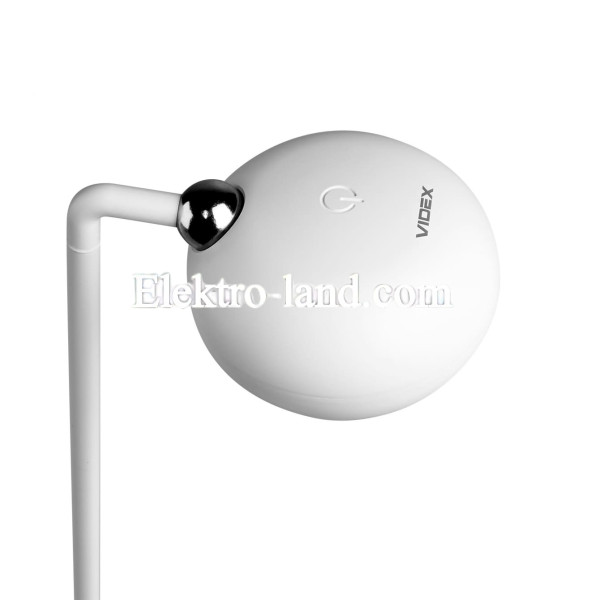 LED настольная лампа с аккумулятором VIDEX VLE-TF18W 3W 3000-5500K белая