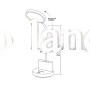 LED лампа настольная с аккумулятором 6Вт IP20 2700-6000K 5V (до 6 часов света от аккумулятора)