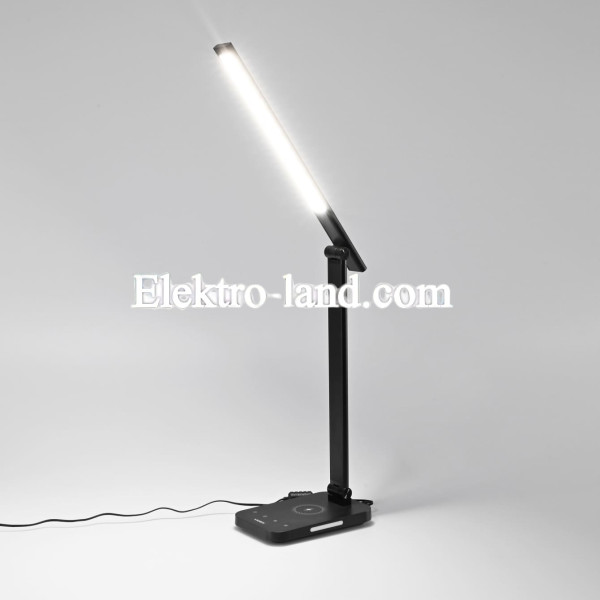 Настольная LED лампа с беспроводной зарядкой VIDEX VL-TF17B 18W 1800-6500K черная
