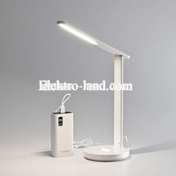 LED настольная лампа с аккумулятором VIDEX VL-TF16W 5W 1800-5000K