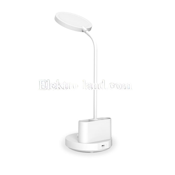 LED лампа настольная с аккумулятором 6Вт IP20 2700-6000K 5V (до 6 часов света от аккумулятора)