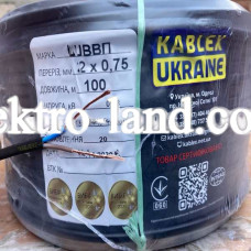 Провод медный ШВВП 2×0,75 шнур Каблекс Одесса 
