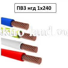 Медный одинарный провод ПВ-3 нг 1х240 Одесса Каблекс