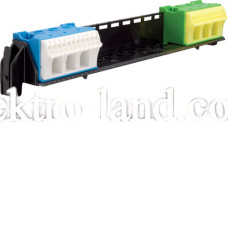 Hager VZ461 Держатель с  клеммами, 11xN+11xPE / 3xN+3xPE  