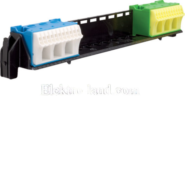 Hager VZ461 Держатель с  клеммами, 11xN+11xPE / 3xN+3xPE  