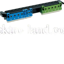 Hager VZ463 Держатель с  клеммами, 19xN+17xPE / 5xN+5xPE 