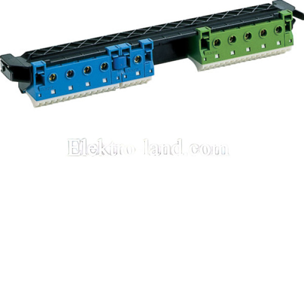Hager VZ463 Держатель с  клеммами, 19xN+17xPE / 5xN+5xPE 