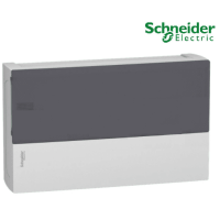 Щиток на 18 автоматов наружный Mini Pragma Schneider Electric дымчатая дверца 