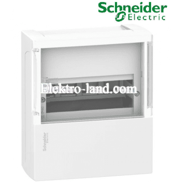 Щиток на 18 автоматов внутренний Mini Pragma Schneider Electric прозрачная дверца 