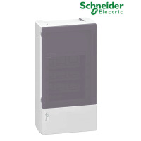 Щиток на 36 автоматов наружный Mini Pragma Schneider Electric дымчатая дверь