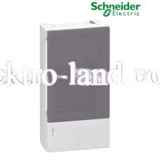 Щиток на 36 автоматов наружный Mini Pragma Schneider Electric дымчатая дверь