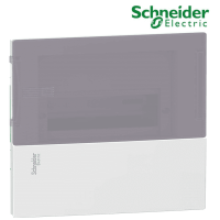 Щиток на 12 автоматов внутренний Mini Pragma Schneider Electric дымчатая дверца 